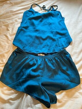 Silky Teal Women’s Pajamas